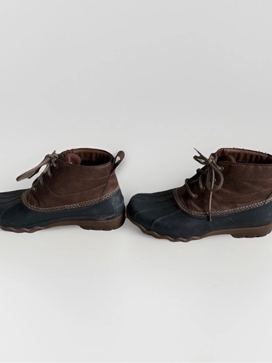 Sperry Top-Sider Mens 8 Duck Boots Brown Black Waterproof Winter Retro Classic main image 6